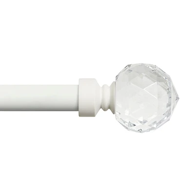 Exclusive Home Curtains Crystal Ball 1 Adjustable Curtain Rod