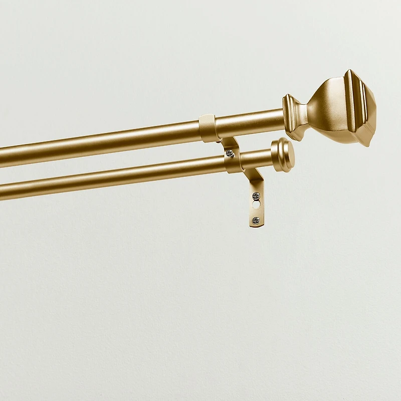 Exclusive Home Curtains Napoleon/Topper Double Curtain Rod