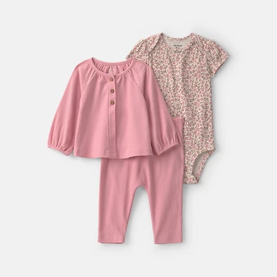 Carter's Baby Girls 3-pc. Pant Set