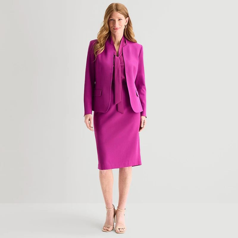 Black Label by Evan-Picone Womens Suit Skirt