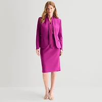Black Label by Evan-Picone Womens Suit Skirt