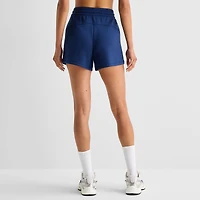 Xersion Scubaluxe Womens 4" Drawstring Waist Workout Shorts