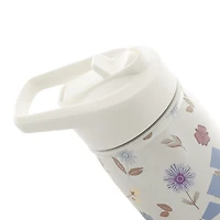 adidas M Steel Straw 600 Metal Floral Water Bottle