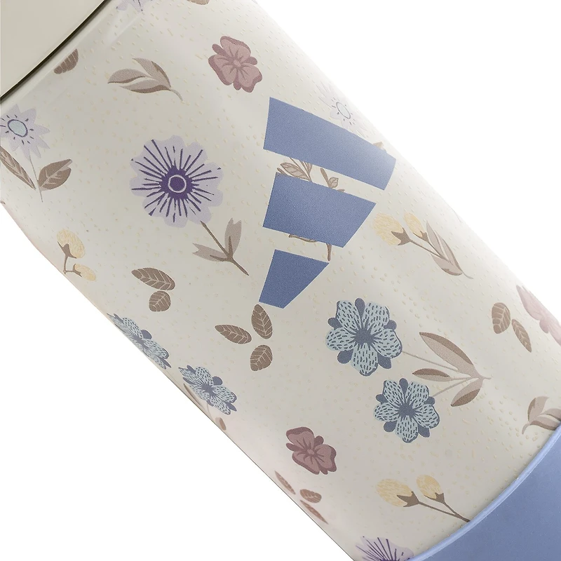 adidas M Steel Straw 600 Metal Floral Water Bottle