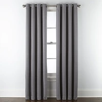 Max Blackout Prescott Grommet Top 100% Single Curtain Panel