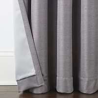 Max Blackout Prescott Grommet Top 100% Single Curtain Panel