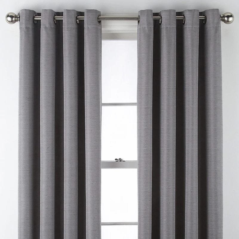 Max Blackout Prescott Grommet Top 100% Single Curtain Panel