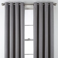 Max Blackout Prescott Grommet Top 100% Single Curtain Panel