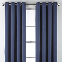 Max Blackout Prescott Grommet Top 100% Single Curtain Panel
