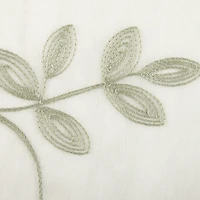 Regal Home Meadow Embroidered 2-pc. Rod Pocket Window Tier