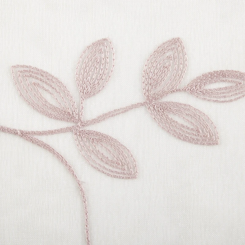 Regal Home Meadow Embroidered 2-pc. Rod Pocket Window Tier
