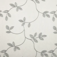 Regal Home Meadow Embroidered 2-pc. Rod Pocket Window Tier