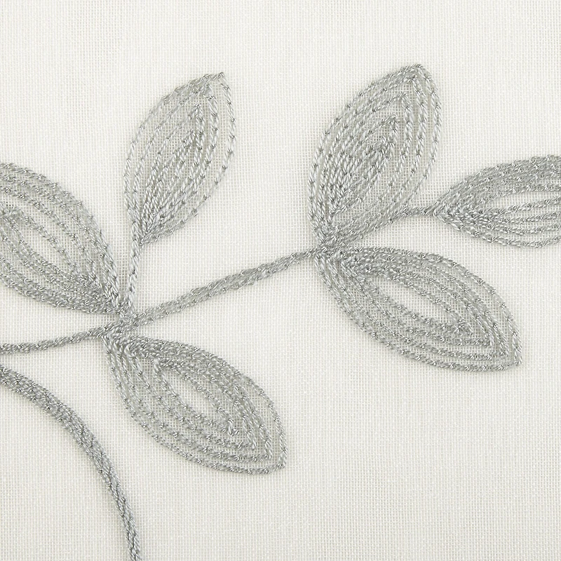 Regal Home Meadow Embroidered 2-pc. Rod Pocket Window Tier