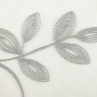 Regal Home Meadow Embroidered 2-pc. Rod Pocket Window Tier