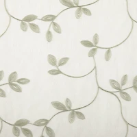 Regal Home Meadow Embroidered 2-pc. Rod Pocket Window Tier