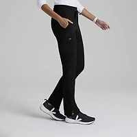 Barco One Bop597 Uplift 5-Pocket Mid-Rise Tapered Leg Womens Moisture Wicking Scrub Pant