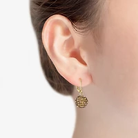 Monet Jewelry Womens Glass Round Drop Earrings