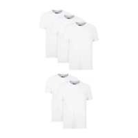 Hanes Cotton Fresh Iq Bonus Pack Mens 5 Short Sleeve Crew Neck T-Shirt