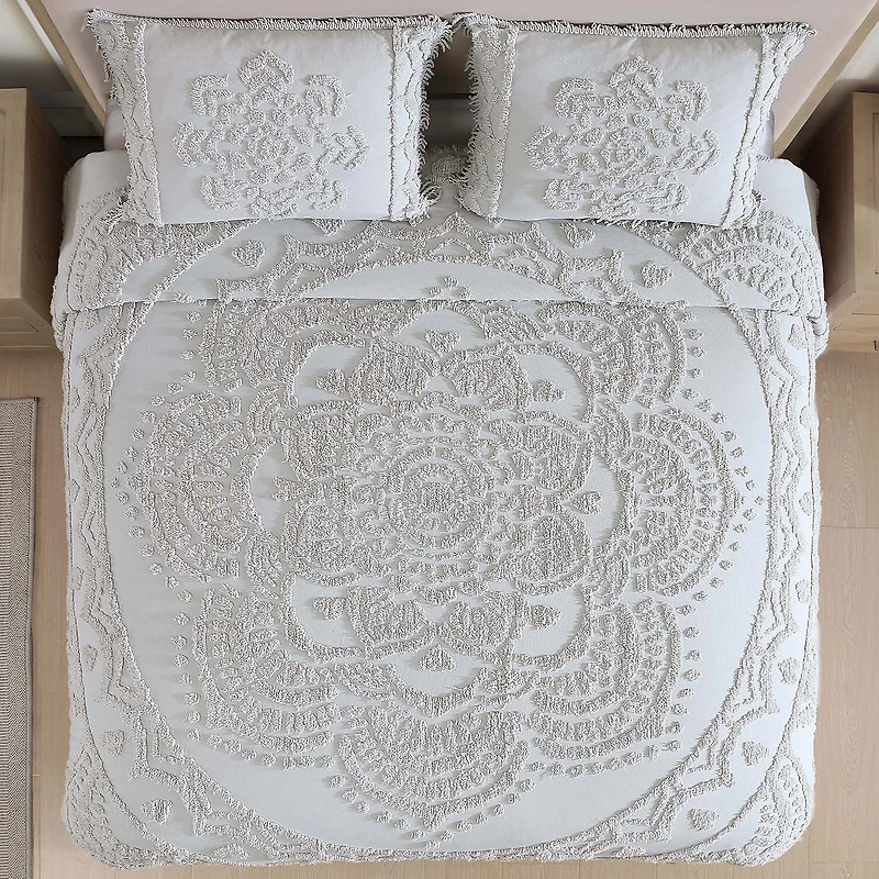 Beatrice Home Fashions Lotus Chenille Pillow Sham