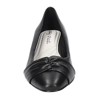 Easy Street Lyanna Womens Round Closed Toe Flat Heel Pumps