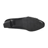 Easy Street Lyanna Womens Round Closed Toe Flat Heel Pumps