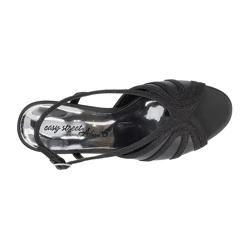 Easy Street Womens Starlight Heeled Sandals