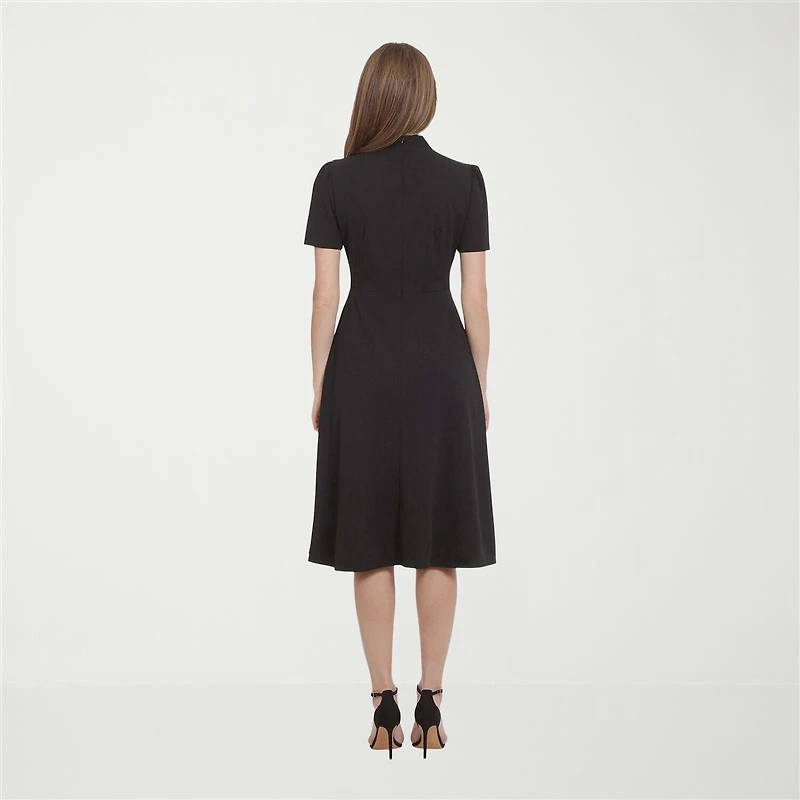 Ivy & Blue Short Sleeve Fit + Flare Dress