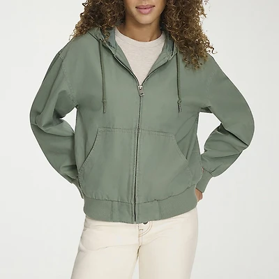 Levi's® Womens Hooded Midweight Bomber Jacket