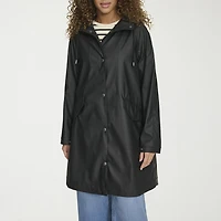 Levi's® Womens Hooded Water Resistant Midweight Raincoat