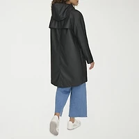 Levi's® Womens Hooded Water Resistant Midweight Raincoat