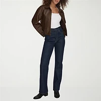 Levi's® Womens Faux Leather Midweight Bomber Jacket