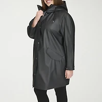 Levi's® Womens Hooded Water Resistant Midweight Plus Raincoat