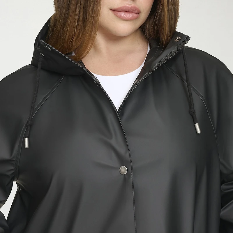 Levi's® Womens Hooded Water Resistant Midweight Plus Raincoat