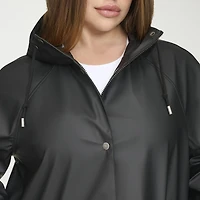 Levi's® Womens Hooded Water Resistant Midweight Plus Raincoat