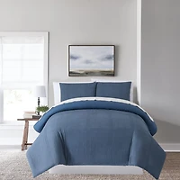 Home Expressions Waffle Grid Comforter Set