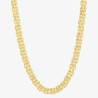 Mens 14K Gold 18 Inch Byzantine Chain Necklace