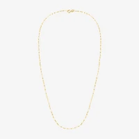 Womens 14K Gold 18 Inch Rolo Chain Necklace