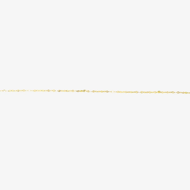Womens 14K Gold 18 Inch Rolo Chain Necklace