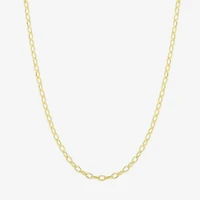 Unisex Adult 14K Gold 18 Inch Link Chain Necklace