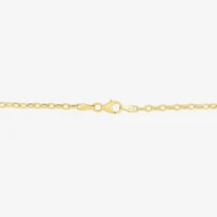 Unisex Adult 14K Gold 18 Inch Link Chain Necklace