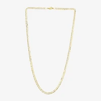 Mens 14K Gold 22 Inch Curb Chain Necklace