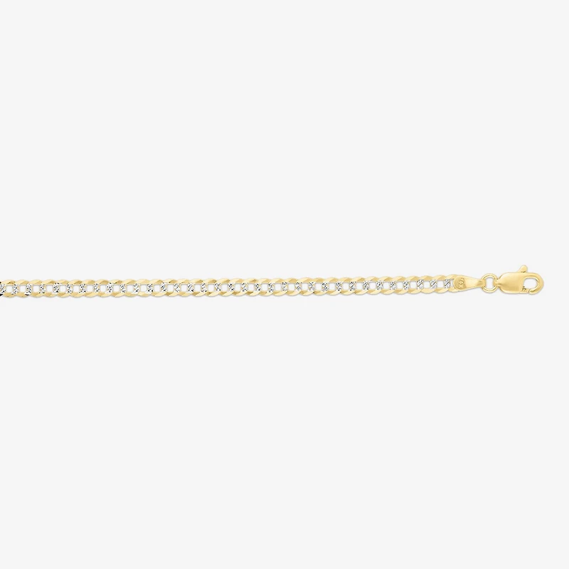 Mens 14K Gold 22 Inch Curb Chain Necklace
