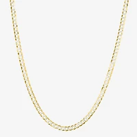 Mens 14K Gold 20 Inch Curb Chain Necklace