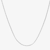 Unisex Adult 14K Gold Inch Paperclip Chain Necklace