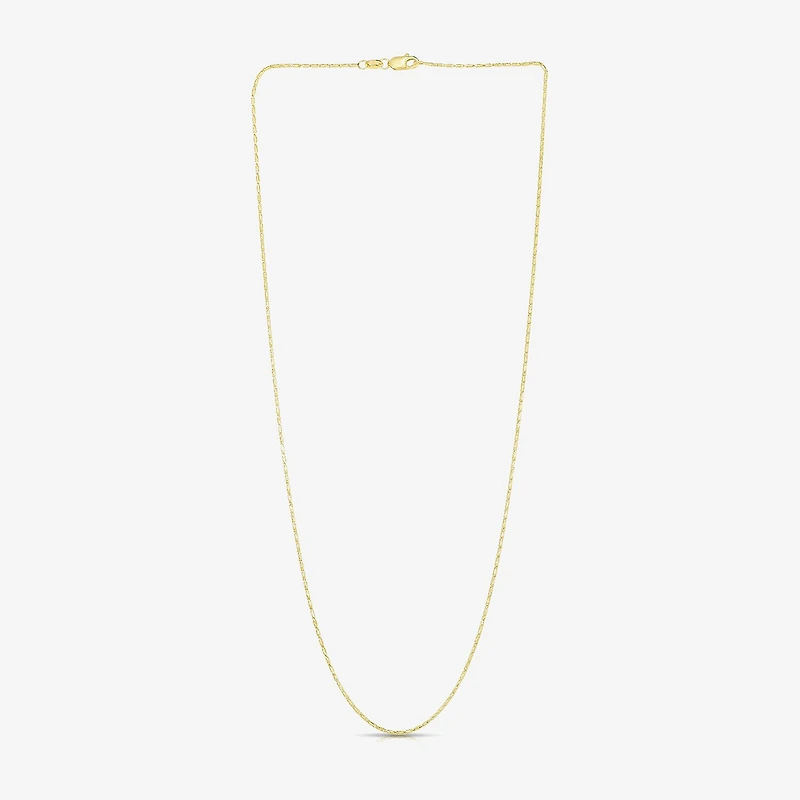 Womens 14K Gold 18 Inch Rolo Chain Necklace