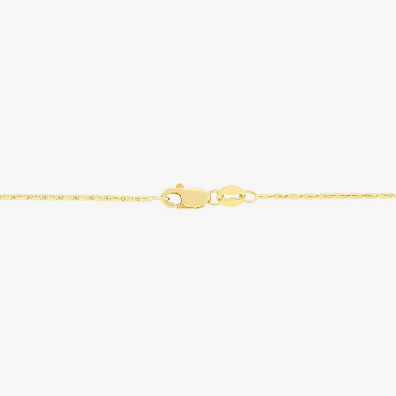 Womens 14K Gold 18 Inch Rolo Chain Necklace