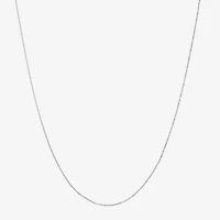 Womens 14K Gold 18 Inch Cable Chain Necklace