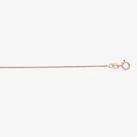 Womens 14K Gold 18 Inch Wheat Chain Necklace