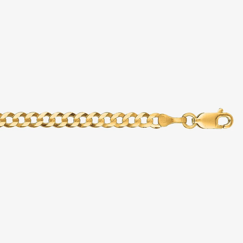 Mens 14K Gold 20 Inch Curb Chain Necklace