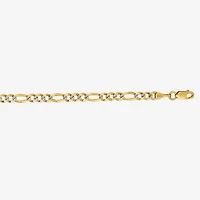 Unisex Adult 14K Gold 18 Inch Figaro Chain Necklace